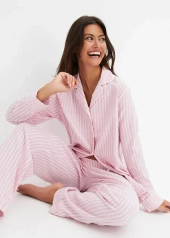 Gewebter Flanell Pyjama mit Geschenktasche
