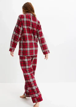 Gewebter Pyjama aus Flanell