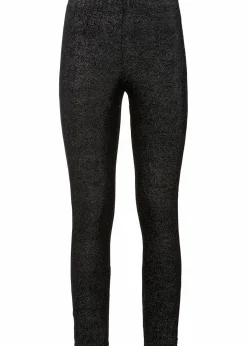 Glitzer Leggings aus Samt