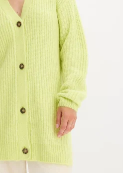 Grobstrickjacke aus weichem Wollmix