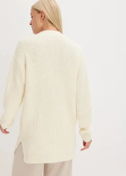 Grobstrickjacke aus weichem Wollmix