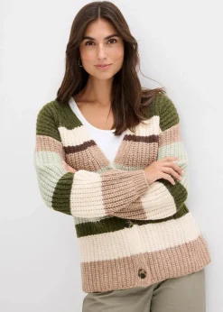 Grobstrickjacke mit Farbverlauf