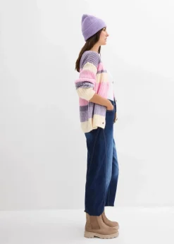 Grobstrickjacke mit Farbverlauf