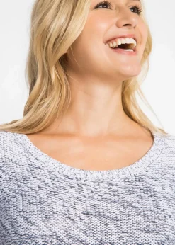 Grobstrick-Pullover mit Farbverlauf