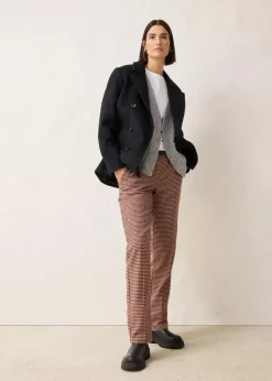 Grobstrickweste mit Alpakawolle