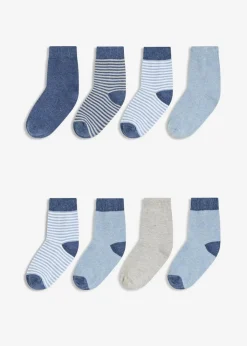 Halbsocken mit Bio-Baumwolle (8er Pack)