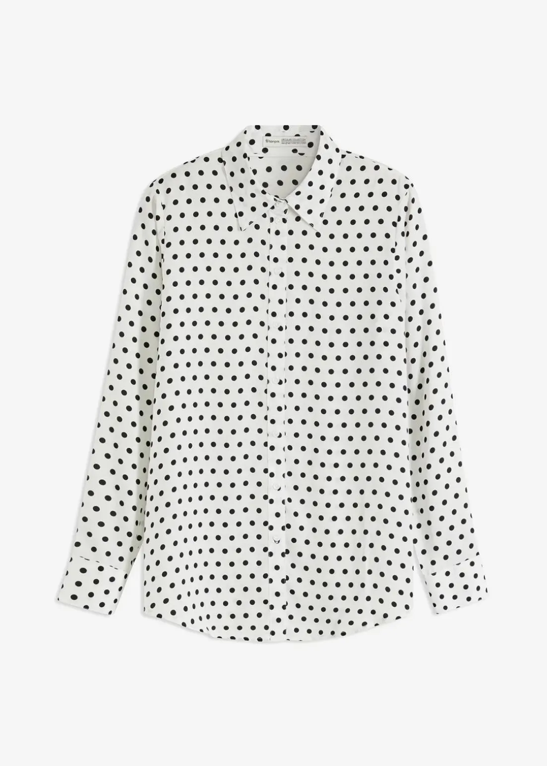 Hemdbluse aus feinem Satin