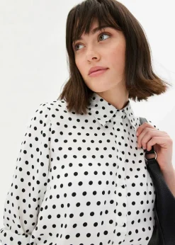 Hemdbluse aus feinem Satin