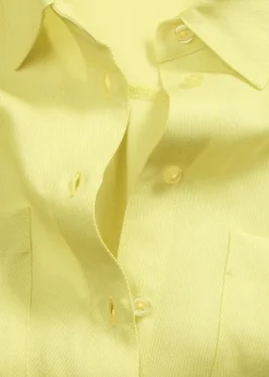 Hemdbluse aus fließendem Lyocell-Mix