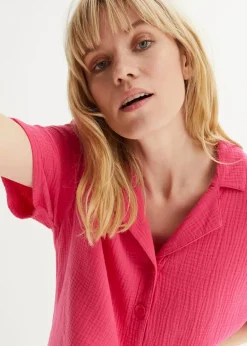 Hemdbluse aus Musselin