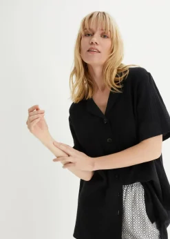 Hemdbluse aus Musselin