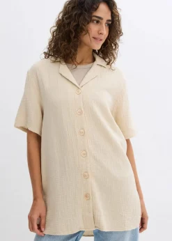 Hemdbluse aus Musselin