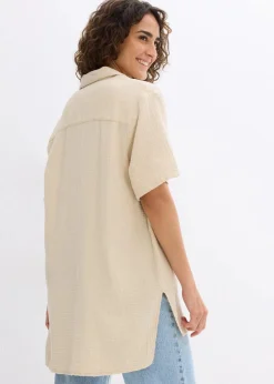 Hemdbluse aus Musselin