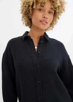 Hemdbluse aus Musselin