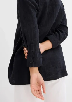 Hemdbluse aus Musselin