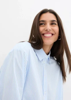 Hemdbluse aus reiner Baumwolle