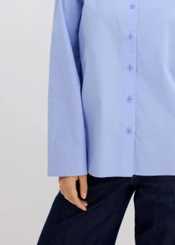 Hemdbluse aus reiner Baumwolle