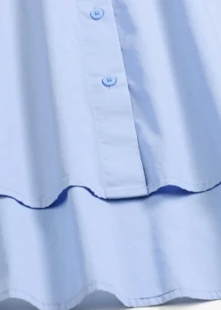 Hemdbluse aus reiner Baumwolle