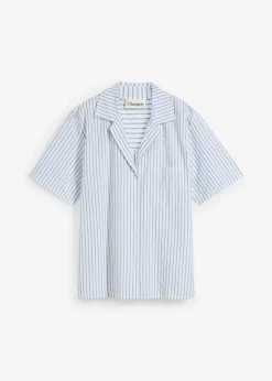 Hemdbluse aus reiner Baumwolle