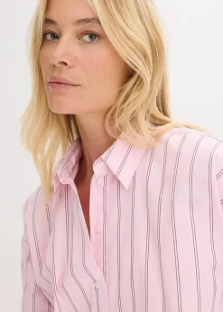 Hemdbluse aus reiner Baumwolle