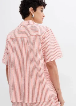 Hemdbluse aus reiner Baumwolle