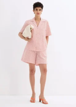 Hemdbluse aus reiner Baumwolle