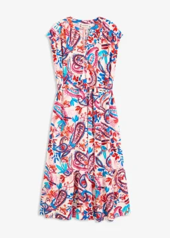 Hemdblusenkleid aus fließender Viscose