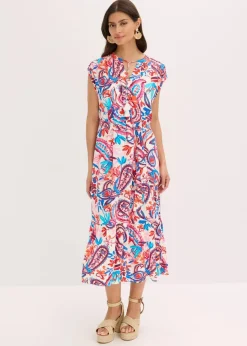 Hemdblusenkleid aus fließender Viscose