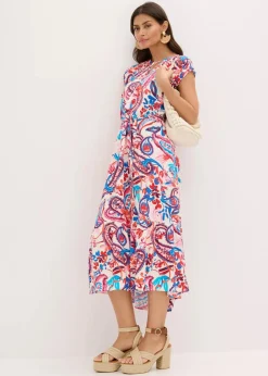 Hemdblusenkleid aus fließender Viscose