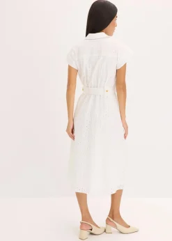 Hemdblusenkleid aus Lochspitze