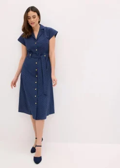 Hemdblusenkleid aus Lochspitze