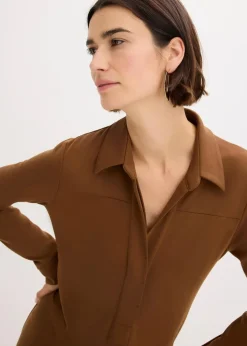 Hemdblusenkleid aus Punto di Roma