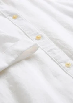 Hemdblusenkleid aus reiner Baumwolle