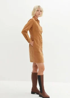Hemdblusenkleid Cord, Stretch