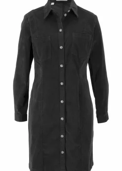 Hemdblusenkleid Cord, Stretch