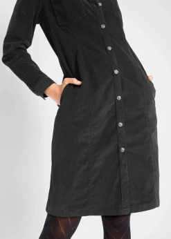 Hemdblusenkleid Cord, Stretch