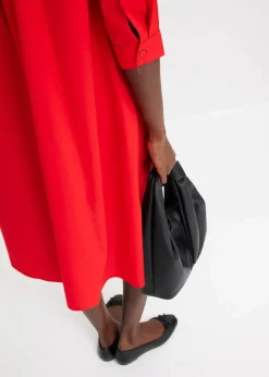 Hemdblusenkleid mit Baumwolle