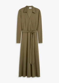 Hemdblusenkleid mit Viskose