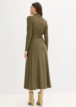 Hemdblusenkleid mit Viskose