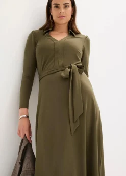 Hemdblusenkleid mit Viskose