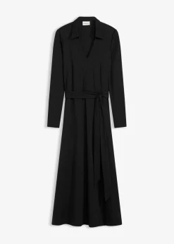 Hemdblusenkleid mit Viskose