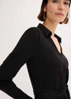 Hemdblusenkleid mit Viskose