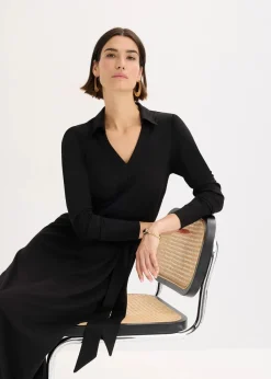 Hemdblusenkleid mit Viskose