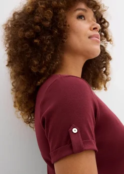 Henleyshirt aus reiner Bio-Baumwolle