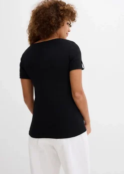 Henleyshirt aus reiner Bio-Baumwolle