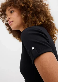 Henleyshirt aus reiner Bio-Baumwolle