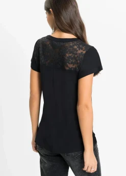 Henleyshirt aus Viskose-Mix