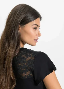 Henleyshirt aus Viskose-Mix