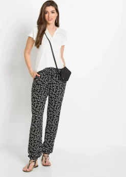 Henleyshirt aus Viskose-Mix