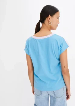 Henleyshirt mit Ombré Dye Effekt